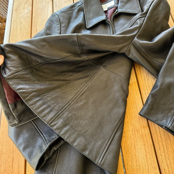 Vintage Liz Claiborne Leather Jacket - Picture 6 of 8